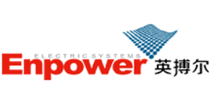 英博而白色logo